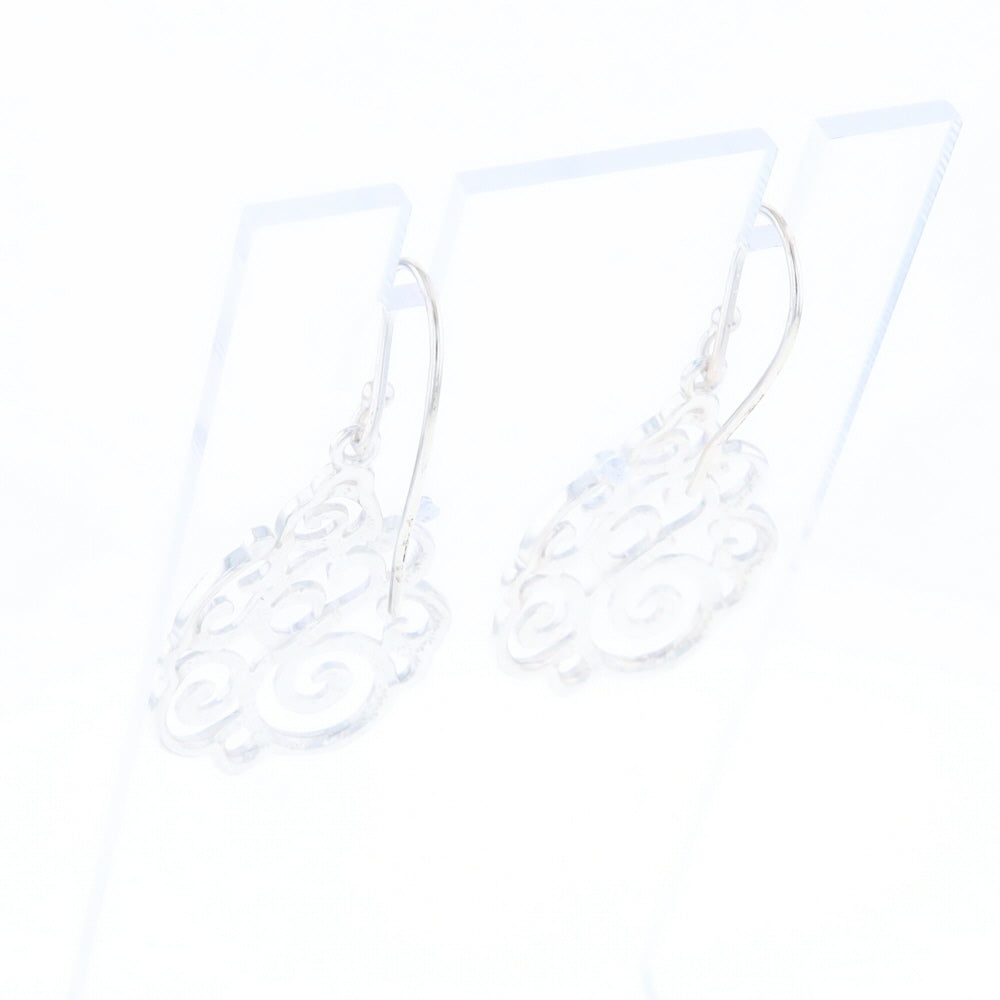 Drop Dangle Swirl Fishhook Earrings