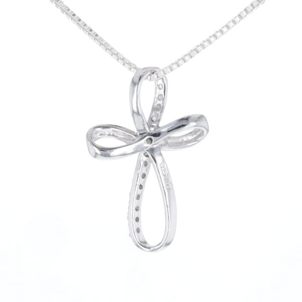 Open Loop Cross Necklace