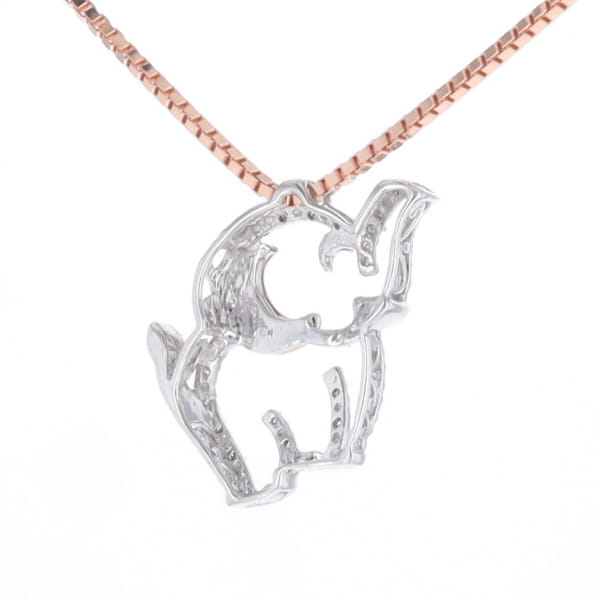 Elephant Diamond Pendant