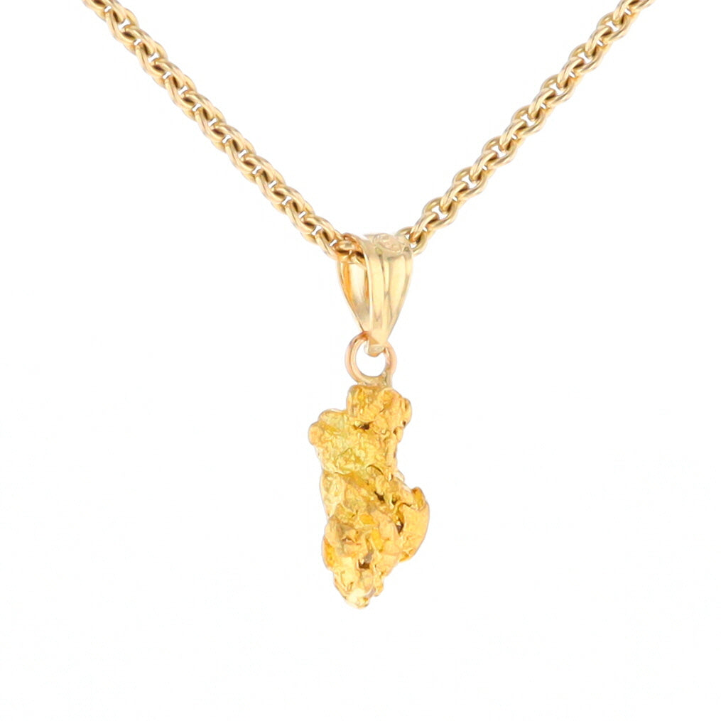 Natural Gold Nugget Pendant