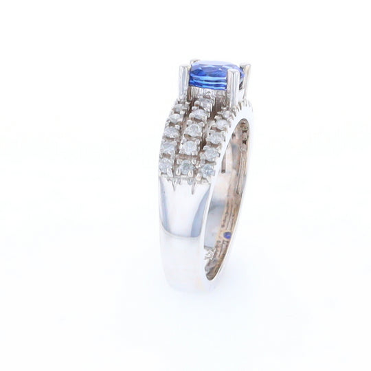 Sapphire Triple Band Ring