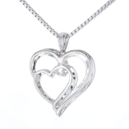 Double Open Heart Pendant
