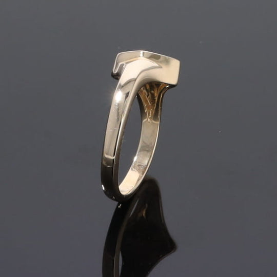 Opal Rings Diamond Shape Inlaid Design