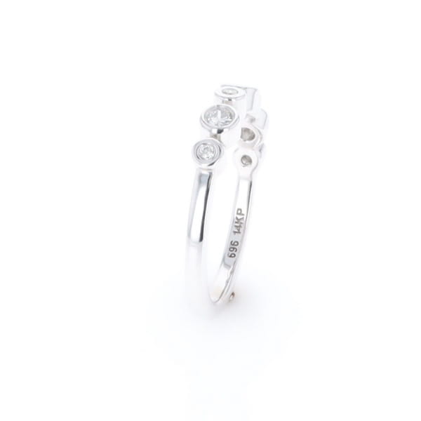 7-Stone Bezel Set Diamond ring
