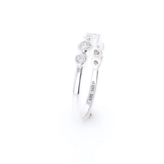 7-Stone Bezel Set Diamond ring