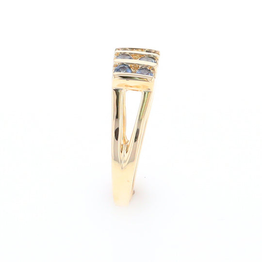 Channel Set Sapphire Ring