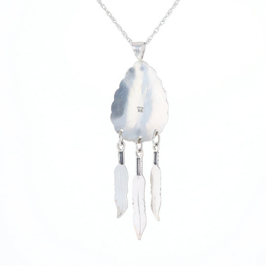 Native Feather Dangle Pendant