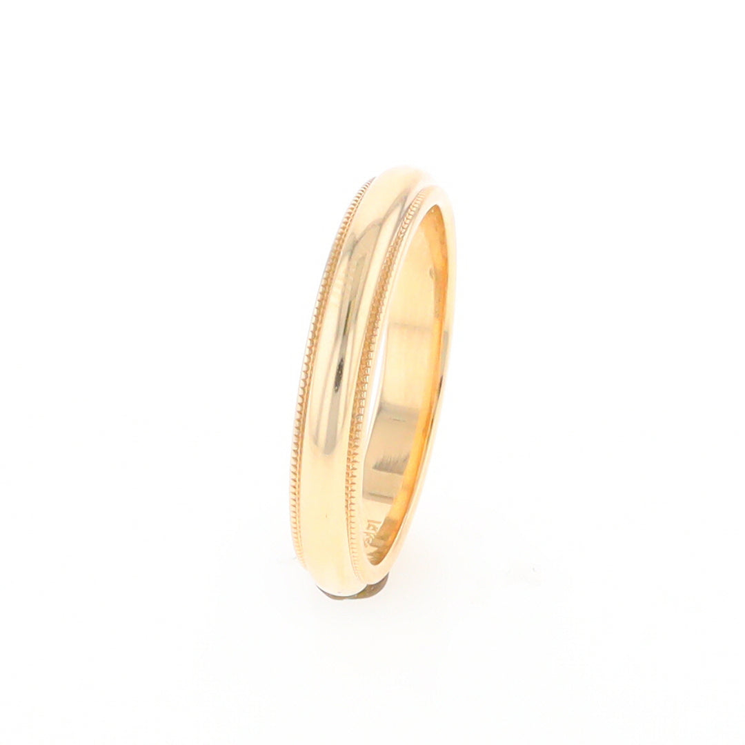 Milgrain Standard Fit Wedding Band