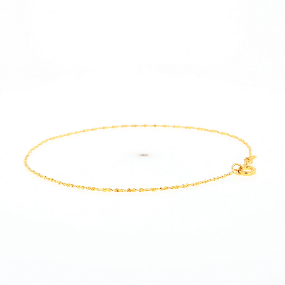 Gold Twist S Link Bracelet