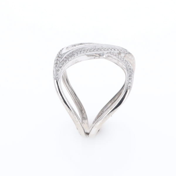 Dramatic Bypass Diamond Ring