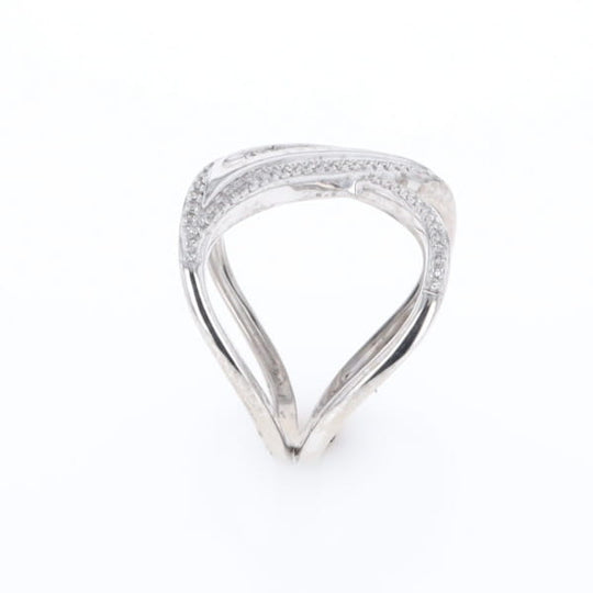 Dramatic Bypass Diamond Ring