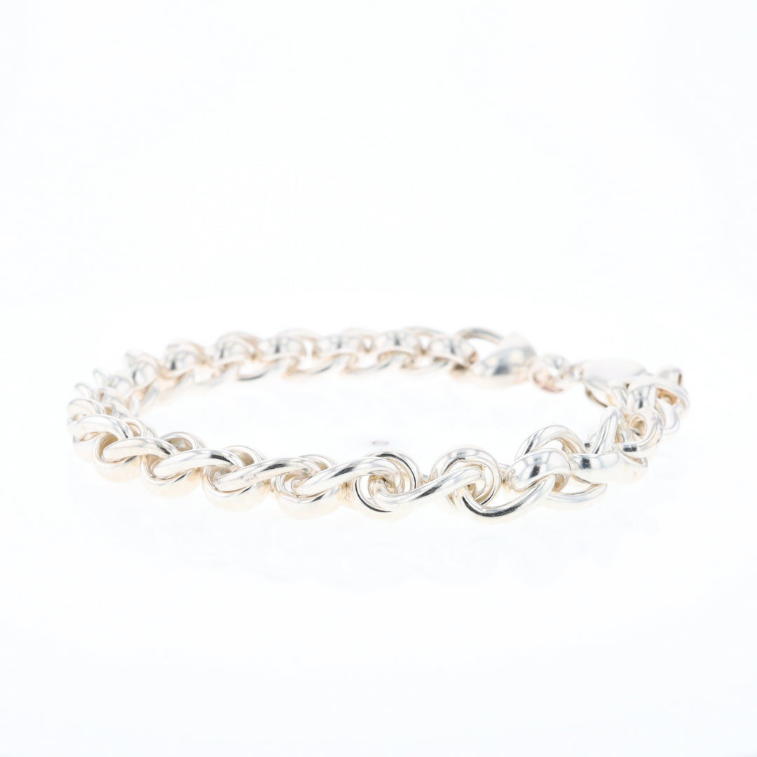 Sterling Silver Round Link Bracelet