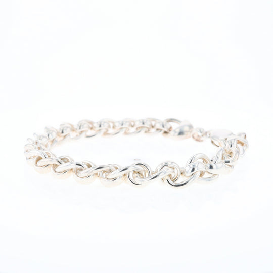 Sterling Silver Round Link Bracelet