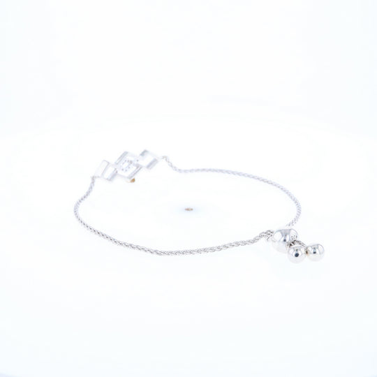 Bypass Diamond Bolo Bracelet