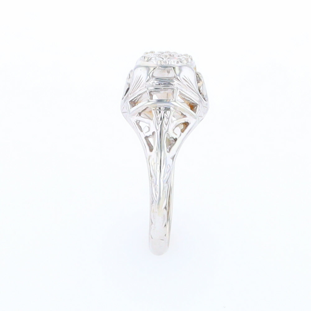 Vintage Cluster Diamond Ring