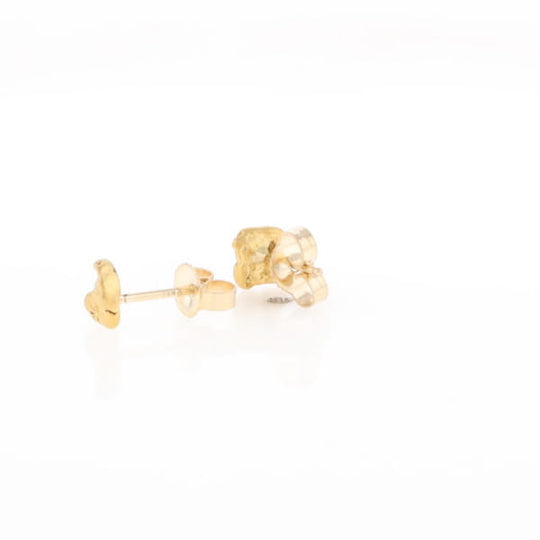 Natural Gold Nugget Earrings