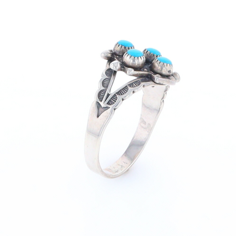 Native Four Stone Turquoise Ring