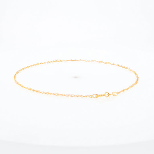 Gold Singapore Anklet