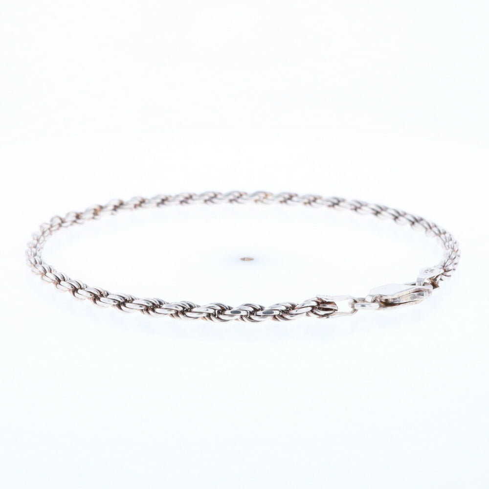 Silver Rope Bracelet