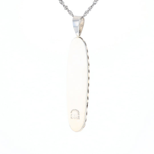 Multi Stone Inlaid Pendant