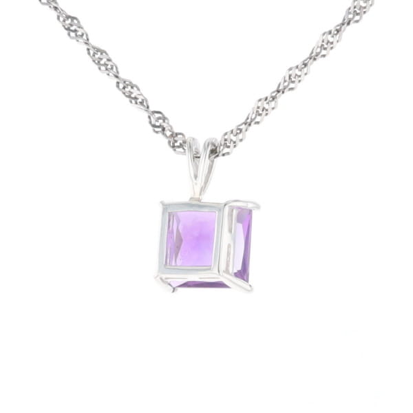 Amethyst Solitaire Pendant