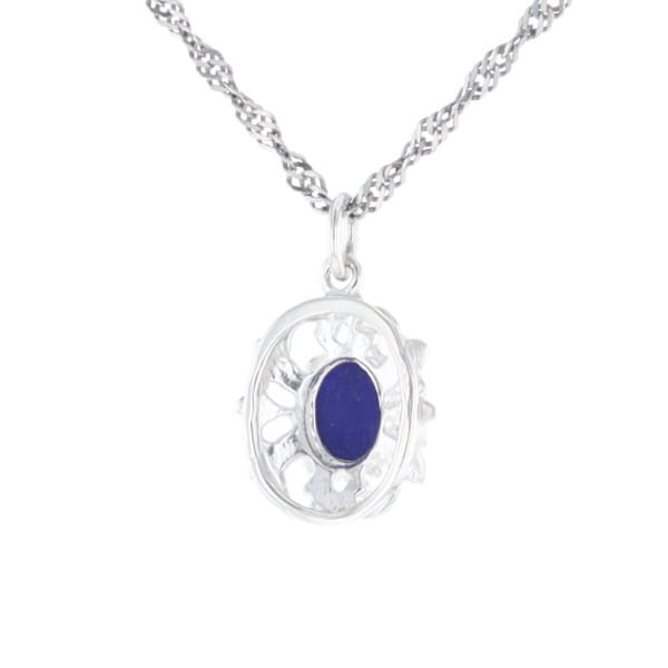 Silver Lapis Lazuli Pendant