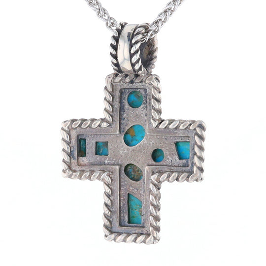 Turquoise Cross Pendant