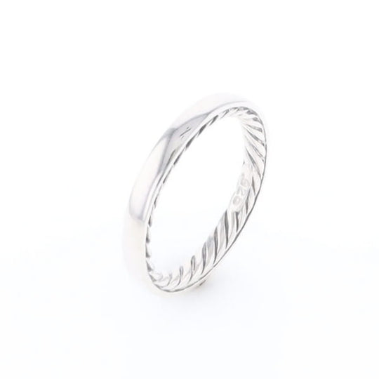 Sterling Silver Rope Decal Band