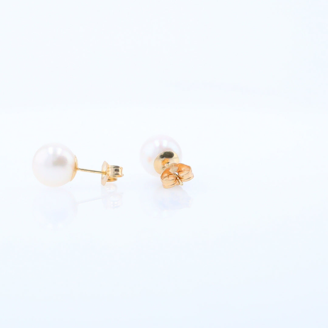 Pearl Stud Earrings