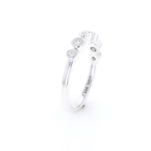 7-Stone Bezel Set Diamond ring