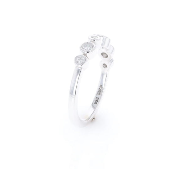 7-Stone Bezel Set Diamond ring