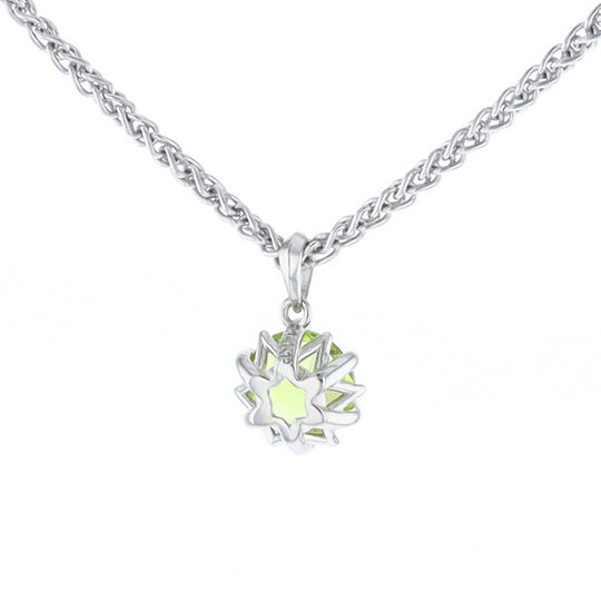 Solitaire Peridot Tulip Pendant