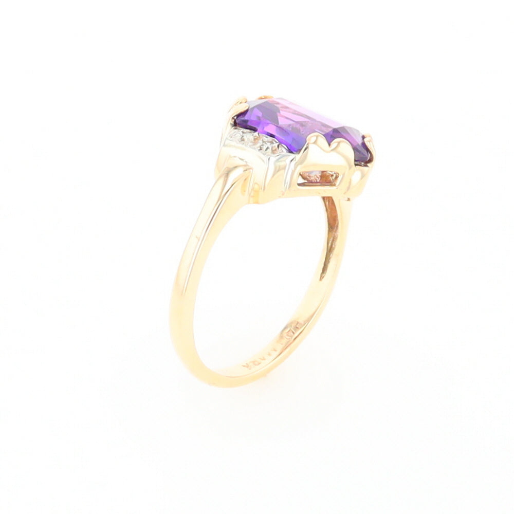 Vintage Hexagon Sapphire Ring