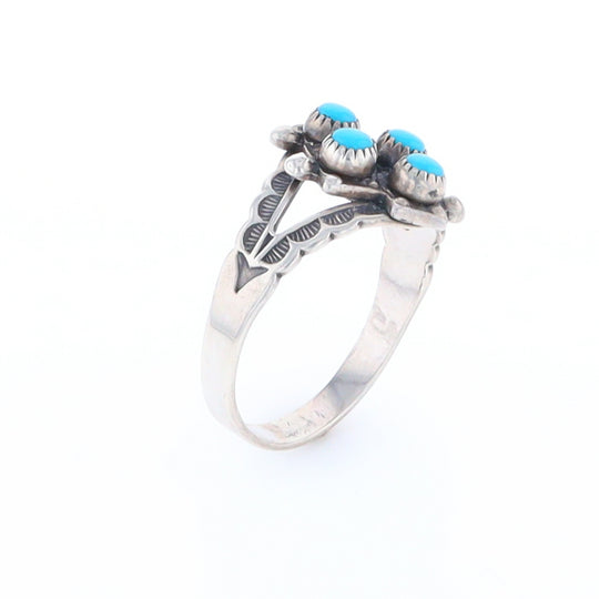 Native Four Stone Turquoise Ring