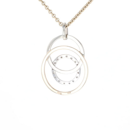 Two-Tone Interlocking Pendant