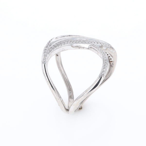Dramatic Bypass Diamond Ring