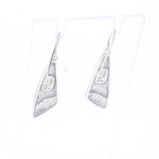 Native Triangle Turquoise Hook Earrings