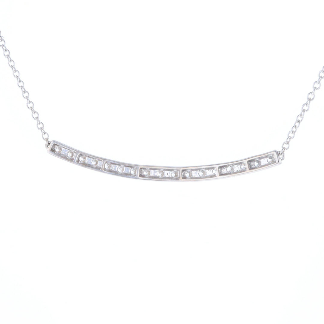 Diamond Bar Necklace