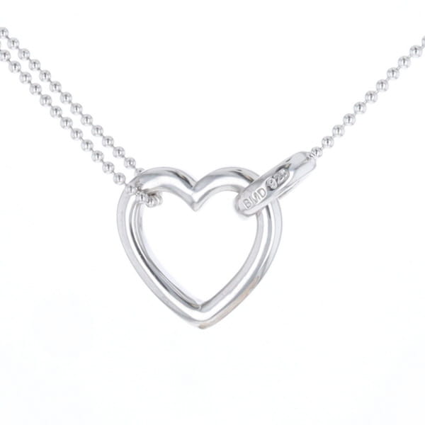Diamond Clip Heart Necklace