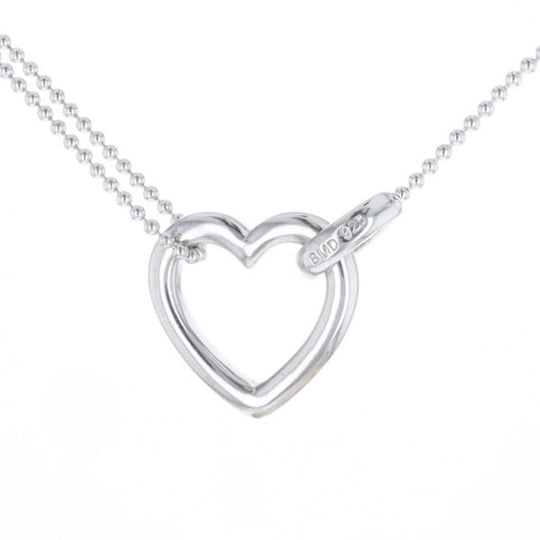 Diamond Clip Heart Necklace