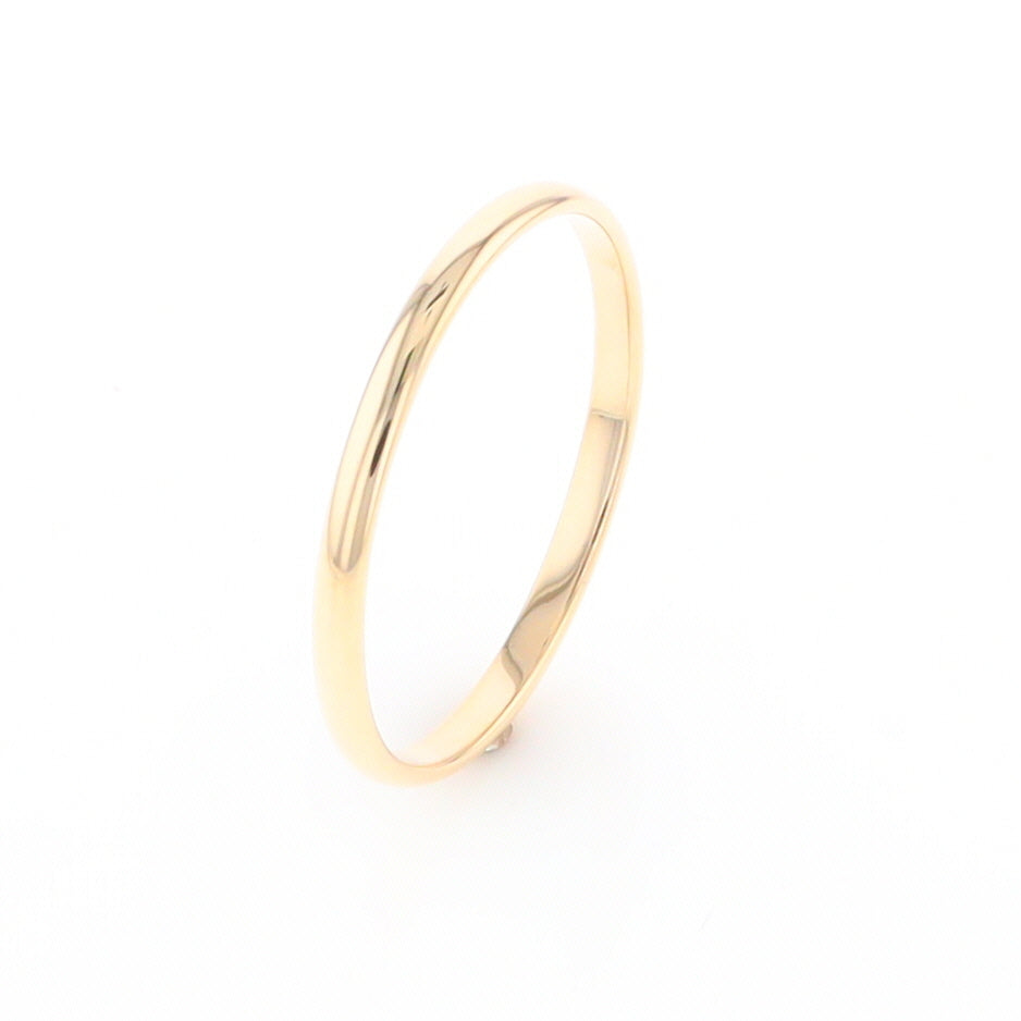 Thin Gold Wedding Band