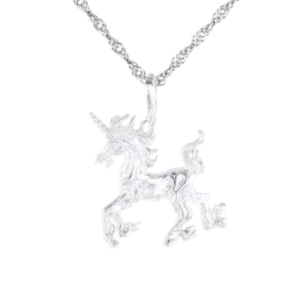 Silver Unicorn Pendant