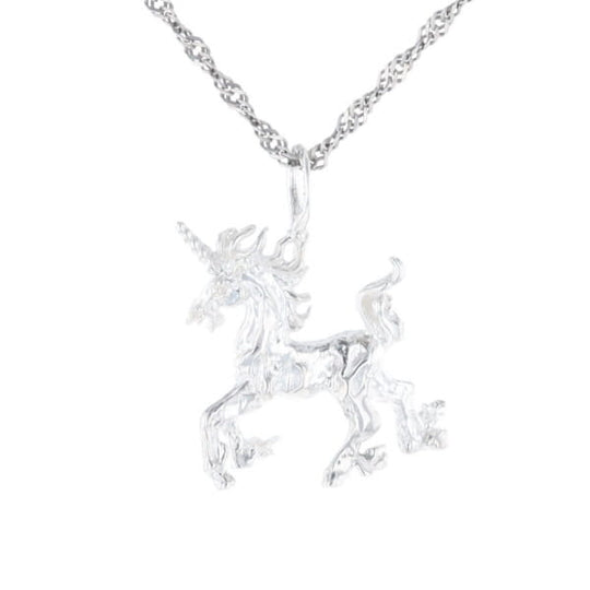 Silver Unicorn Pendant