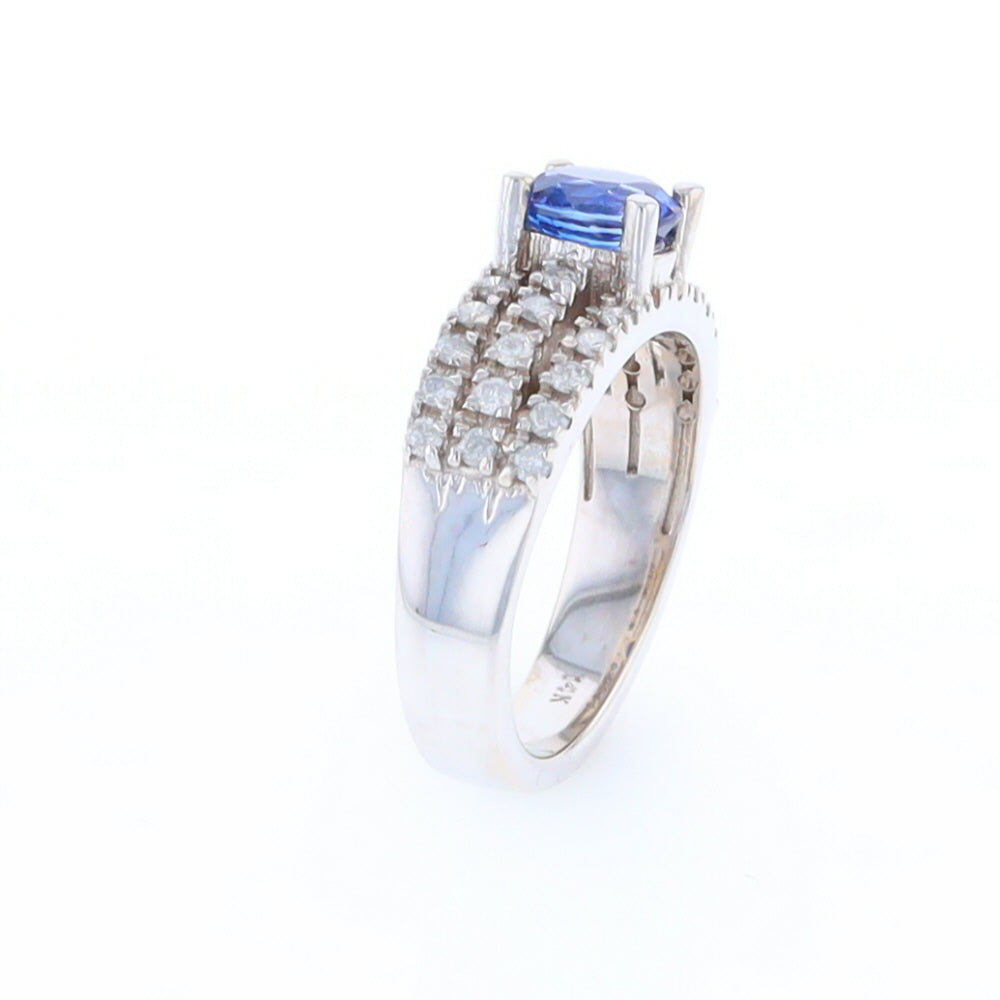 Sapphire Triple Band Ring