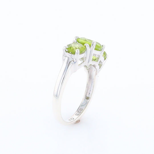 Three Peridot Ring