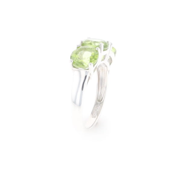 Triple Peridot Ring