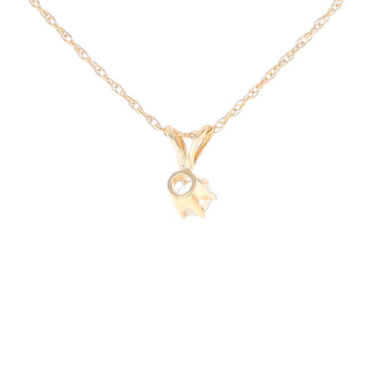 Solitaire Diamond Pendant