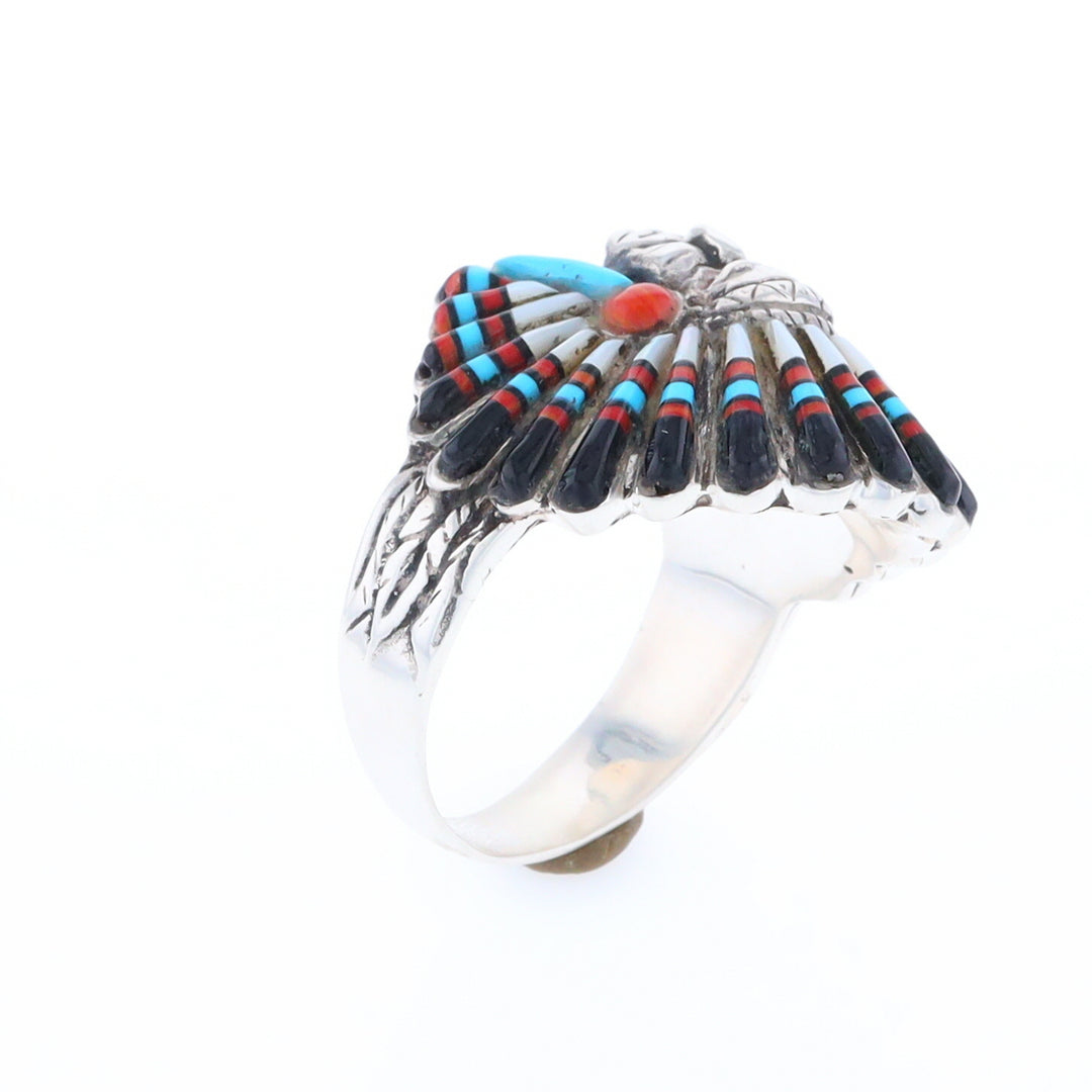 Native American Head Dress Ring