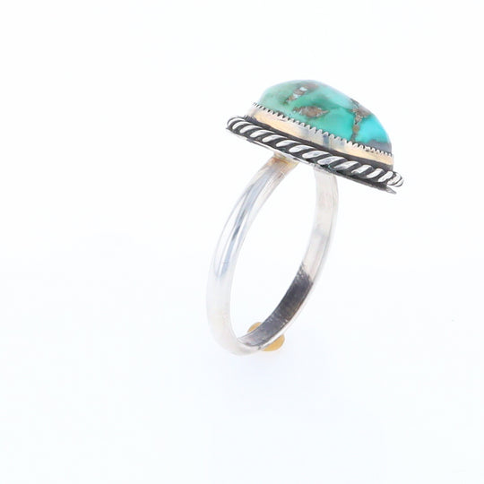 Bezel Set Turquoise Ring