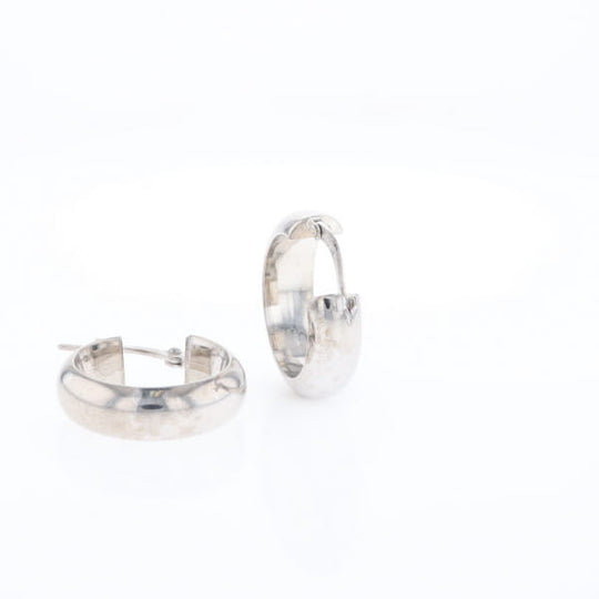 Hollow Round Tube Hoop Earrings